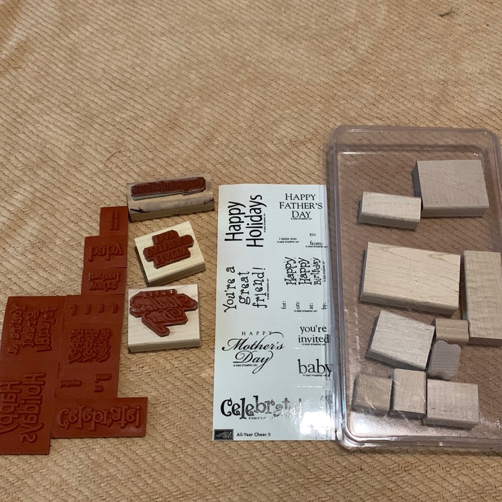 Stampin Up! All Year Cheer 2 set of 12 (2002)